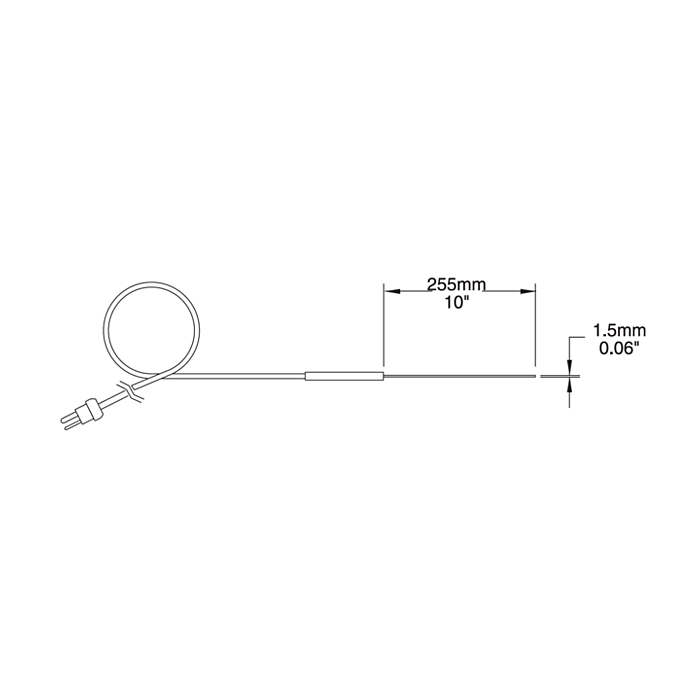 Temperature K-Type Thermocouple Probe - HI766F