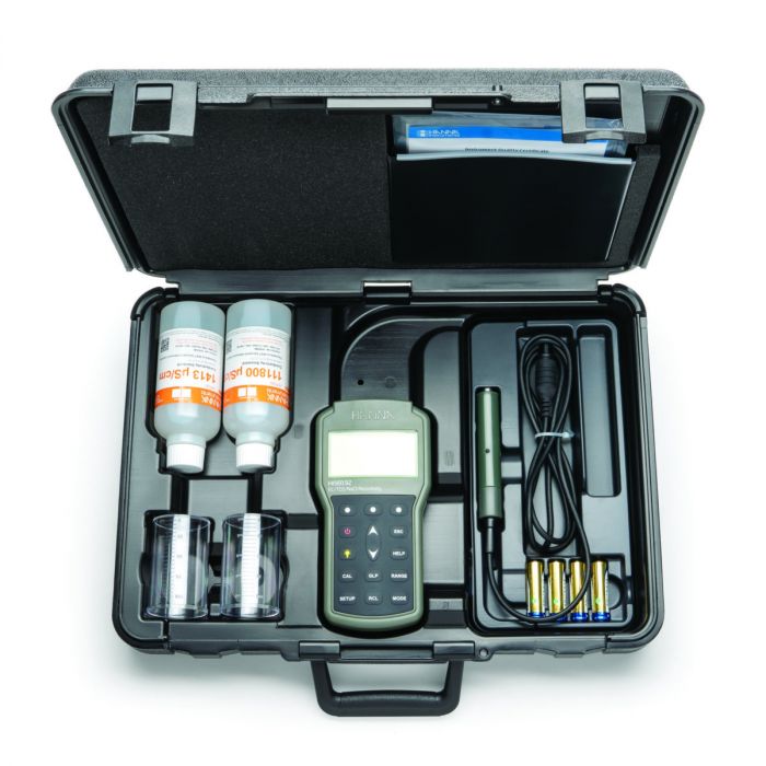 Medidor de EC/TDS/Resistividad/Salinidad resistente para la calidad del agua.  HI 98192